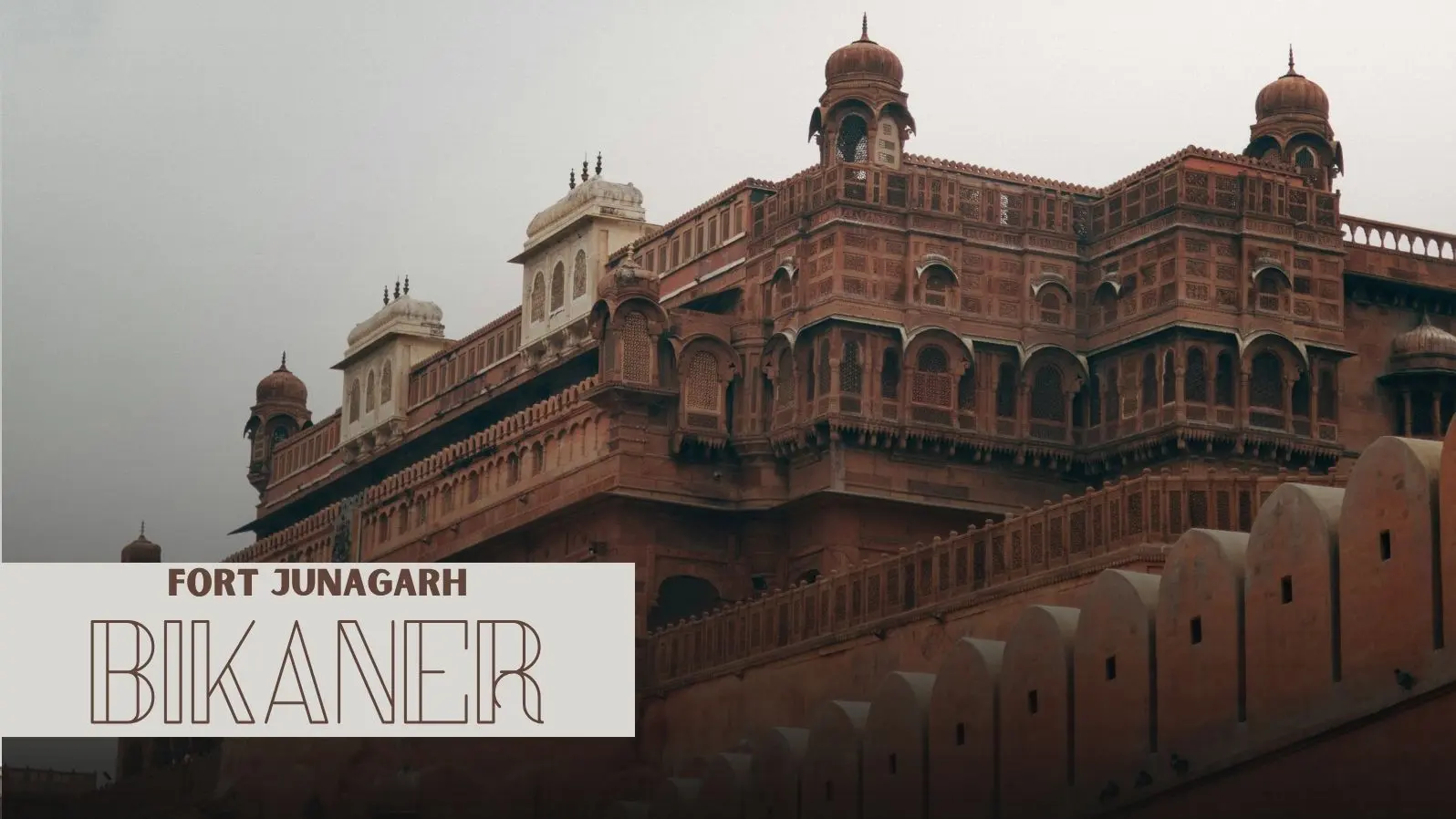 fort junagarh bikaner india